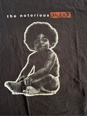The Notorious B.I.G. Baby Graphic Tee - Black
